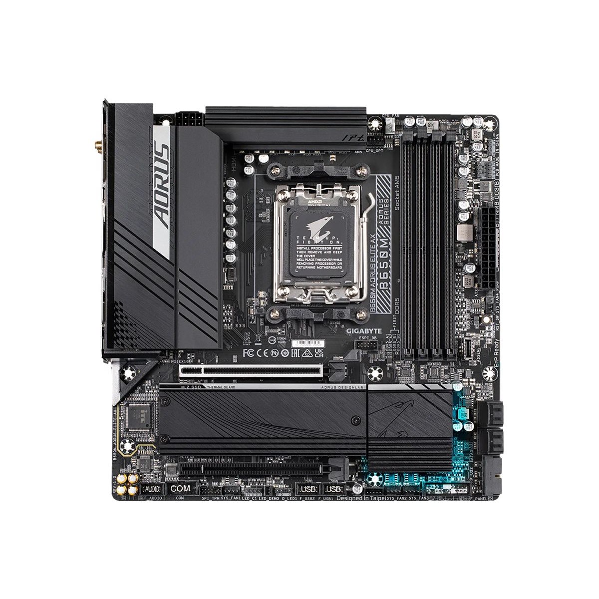 Gigabyte B650M AORUS ELITE AX Motherboard Micro ATX Socket AM5