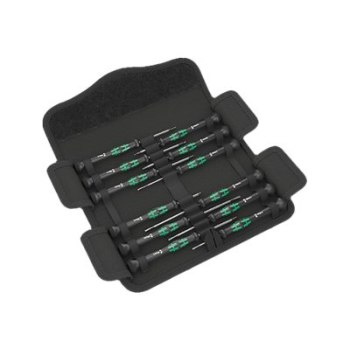 Wera Series Kraftform Micro Universal 1 Electronic - Schraubendrehersatz - 12 Stücke - in Tasche