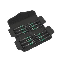 Wera Series Kraftform Micro Universal 1 Electronic - Schraubendrehersatz - 12 Stücke - in Tasche