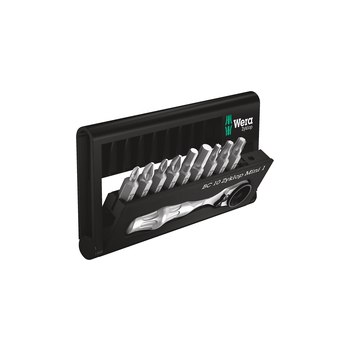 Wera Bit-Check 10 Zyklop Mini 1 - Cacciavite a cricchetto con set di inserti