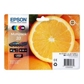 Epson 5 Color Multipack No 33 33 33 C13T33374011 - Original - Ink Cartridge