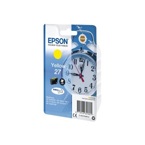 Epson Alarm clock Cartuccia Sveglia Giallo Inchiostri DURABrite Ultra 27 - Resa standard - Inchiostro a base di pigmento - 3,6 ml - 300 pagine - 1 pz