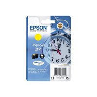 Epson Alarm clock Cartuccia Sveglia Giallo Inchiostri DURABrite Ultra 27 - Resa standard - Inchiostro a base di pigmento - 3,6 ml - 300 pagine - 1 pz