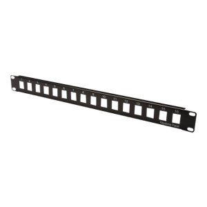 DIGITUS DN-91400 - Nero - SPCC - Montaggio a rack - 1U -...