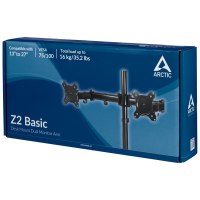 Arctic Z2 Basic - Abrazadera - 16 kg - 33 cm (13") - 68,6 cm (27") - 100 x 100 mm - Negro