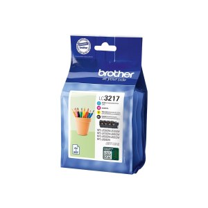 Brother LC3217 Value Pack - 4er-Pack - Schwarz, Gelb,...