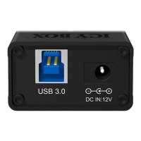 ICY BOX IB-AC6113 - USB 3.2 Gen 1 (3.1 Gen 1) Type-B - USB 3.2 Gen 1 (3.1 Gen 1) Type-A - 5000 Mbit/s - Nero - Alluminio - Cina