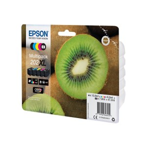 Epson Multipack 202XL - 5er-Pack - mit hoher Kapazität