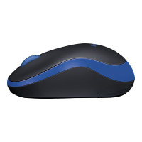 Logitech M185 - Ambidestro - Ottico - RF Wireless - 1000 DPI - Nero - Blu