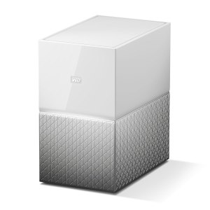 Western Digital My Cloud Home Duo Personal Cloud Storage Device 8 TB Built-in Ethernet Port White