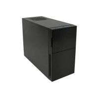 Nanoxia Deep Silence 4 - Tower - micro ATX - ohne Netzteil - Dark Black - USB/Audio