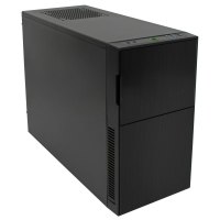 Nanoxia Deep Silence 4 - Tower - micro ATX - ohne Netzteil - Dark Black - USB/Audio