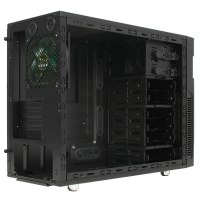 Nanoxia Deep Silence 4 - Tower - micro ATX - ohne Netzteil - Dark Black - USB/Audio