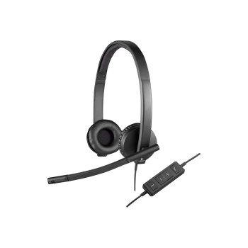 Logitech USB Headset H570e - Cuffia - Padiglione auricolare - Ufficio/Call center - Nero - Stereofonico - 79 dB