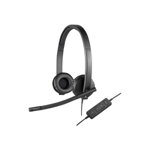 Logitech USB Headset H570e - Cuffia - Padiglione auricolare - Ufficio/Call center - Nero - Stereofonico - 79 dB