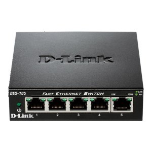 D-Link DES 105 - Switch - 5 x 10/100 - Desktop