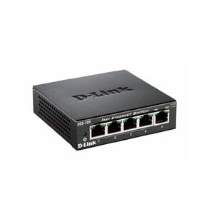 D-Link DES 105 - Switch - 5 x 10/100 - Desktop