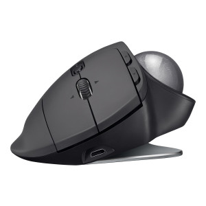 Logitech MX ERGO - Trackball - optisch - 8 Tasten - kabellos - Bluetooth, 2.4 GHz - kabelloser Empfänger (USB)