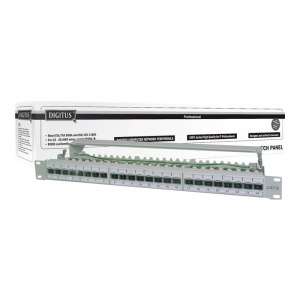 DIGITUS CAT 6A, Class EA Patch Panel, shielded