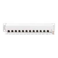 DIGITUS CAT 6, Class E Patch Panel, shielded, grey