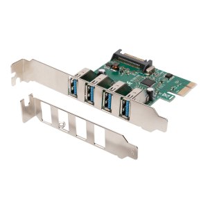 DIGITUS 4-Port USB 3.0 PCI Express Add-On Card