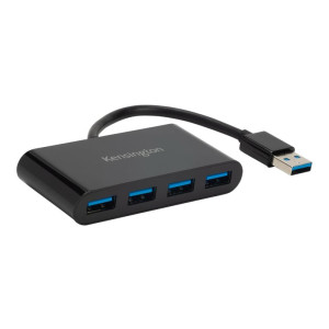 Hub a 4 porte Kensington UH4000, USB 3.0 - Nero