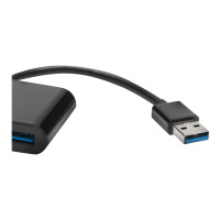 Hub a 4 porte Kensington UH4000, USB 3.0 - Nero