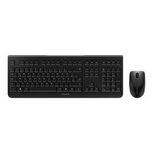 Cherry DW 3000 - Senza fili - RF Wireless - Interruttore a chiave meccanica - QWERTZ - Nero - Mouse incluso