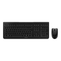 Cherry DW 3000 - Senza fili - RF Wireless - Interruttore a chiave meccanica - QWERTZ - Nero - Mouse incluso