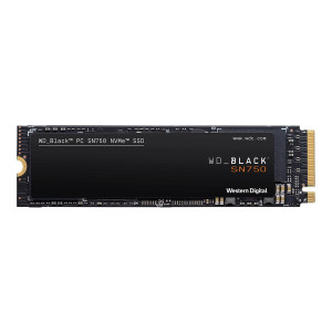 WD_BLACK WD Black SN750 NVMe SSD WDS100T3X0C - SSD - 1 TB - internal - M.2 2280 - PCIe 3.0 x4 (NVMe)