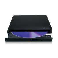 LG GP57EB40.AHLE10B - Black - Tray - Desktop/Notebook - DVD Super Multi DL - USB 2.0 - CD-R,CD-ROM,CD-RW,DVD+R,DVD+R DL,DVD+RW,DVD-R,DVD-R DL,DVD-RAM,DVD-ROM,DVD-RW