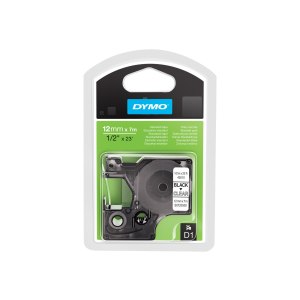 Dymo D1 Standard - Polyester - selbstklebend - schwarz...