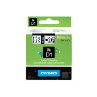 Dymo D1 - Glossy - black on white