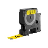 Dymo D1 - Self-adhesive - black on yellow