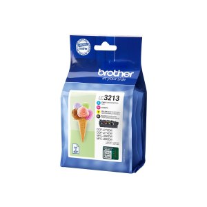 Brother LC3213 Value Pack - 4er-Pack - Schwarz, Gelb,...