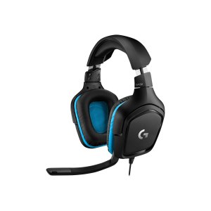 Logitech G G432 - Cuffia - Padiglione auricolare - Giocare - Nero - Blu - Stereofonico - Manopola