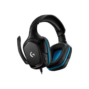 Logitech G G432 - Cuffia - Padiglione auricolare - Giocare - Nero - Blu - Stereofonico - Manopola