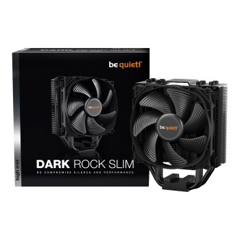 Be Quiet! Dark Rock Slim - Prozessor-Luftkühler - (für: LGA1155, LGA1150, LGA1151, LGA2011-3 (Square ILM)