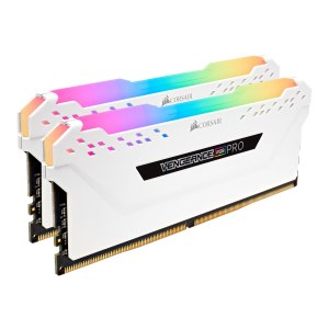 CORSAIR Vengeance RGB PRO - DDR4 - kit - 16 GB: 2 x 8 GB - DIMM 288-PIN - 3000 MHz / PC4-24000 - CL15 - 1.35 V - ungepuffert - non-ECC - weiß