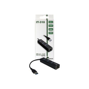 Inter-Tech Argus IT-310 - Hub - 3 x SuperSpeed USB 3.0 +...