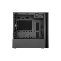 Cooler Master Silencio S400 - Mini Tower - PC - Black - micro ATX - Mini-ITX - Plastic - Steel - Tempered glass - 16.6 cm