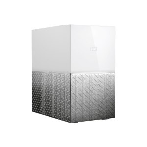 WD MY CLOUD HOME Duo - 6 TB - HDD - 10,100,1000 Mbit/s - Silver - White - 102 mm - 160 mm