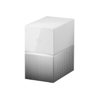 WD MY CLOUD HOME Duo - 6 TB - HDD - 10,100,1000 Mbit/s - Silver - White - 102 mm - 160 mm