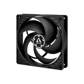 Arctic P12 PWM (Black/Black) Pressure-optimised 120 mm Fan with PWM - Cooler - 12 cm - 1800 RPM - 24.5 dB - 56.3 cfm - 95.65 m³/h