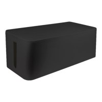 LogiLink KAB0062 - Scatola portacavi - Plastica - Nero