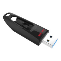 SanDisk Ultra - 128 GB - USB tipo A - 3.2 Gen 1 (3.1 Gen 1) - 100 MB/s - Lamina di scorrimento - Nero