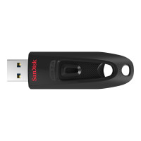 SanDisk Ultra - 128 GB - USB tipo A - 3.2 Gen 1 (3.1 Gen 1) - 100 MB/s - Lamina di scorrimento - Nero