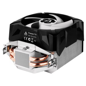 Arctic Freezer 7 X - Compact Multi-Compatible CPU Cooler - Cooling set - 9.2 cm - 300 RPM - 2000 RPM - 0.3 sone - Aluminium - Black - White