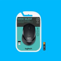 Logitech M330 SILENT PLUS - Maus - 3 Tasten - kabellos - 2.4 GHz - kabelloser Empfänger (USB)