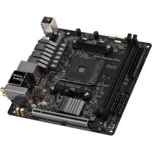 ASRock Fatal1ty B450 Gaming-ITX/ac - Motherboard - Mini-ITX - Socket AM4 - AMD B450 Chipsatz - USB 3.1 Gen 1, USB-C Gen2, USB 3.1 Gen 2 - Bluetooth, Gigabit LAN, Wi-Fi - Onboard-Grafik (CPU erforderlich)